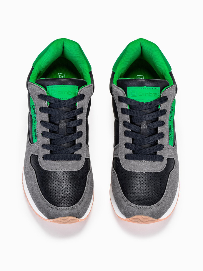 Men's sneaker shoes - green V2 T310