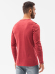 Men's unprinted longsleeve - red V3 L131