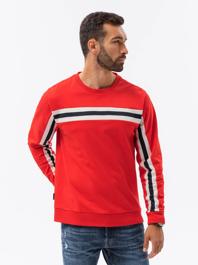 Men's sweatshirt - red B1279