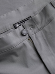 Men's pants with cargo pockets and leg hem - grey V4 OM-PACG-0189