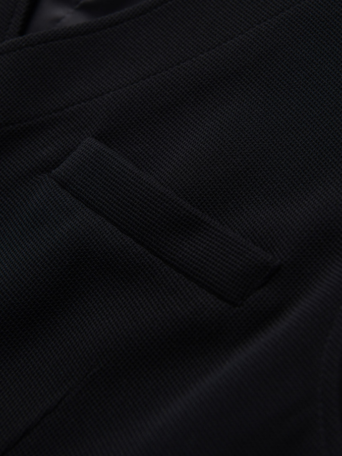 Costum bărbătesc fără revere - caramel V1 OM-BLZV-0112