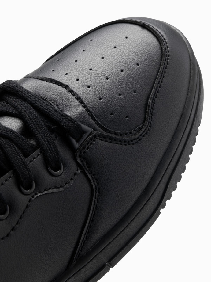 Men's insulated sneaker boots with high upper - black V6 OM-FOSH-0139