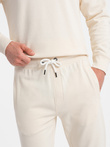 Men's sweatshirt + pants set - cream V11 Z78
