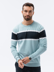 Men's sweater - light blue E190