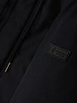 Classic long men's parka jacket - black V6 OM-JAPJ-0313