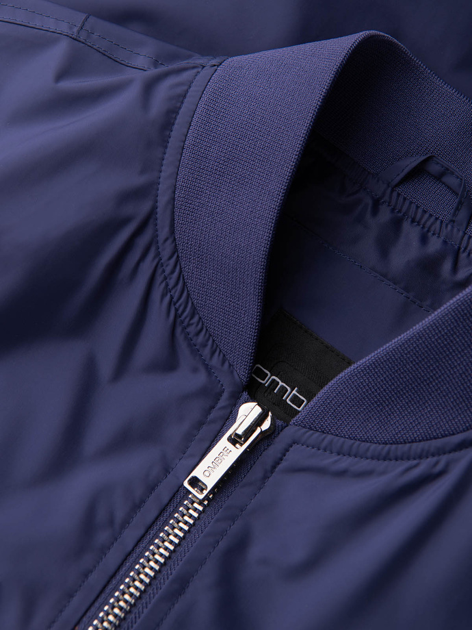 Jacheta bomber de toamna barbati - bleumarin C439