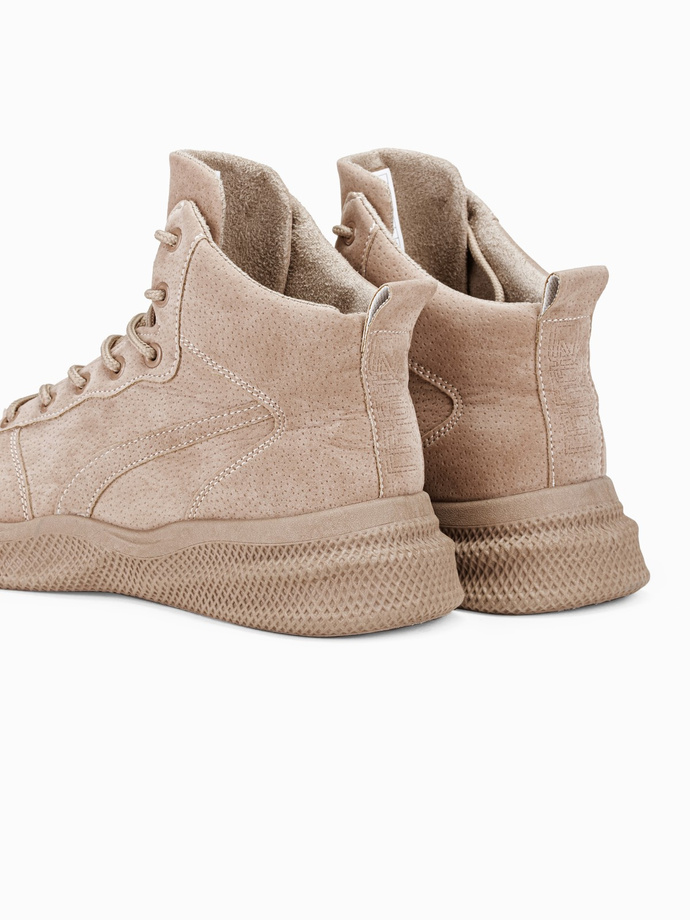 Trappers de iarna barbati - bej T380