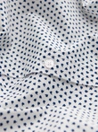 Vyriški SLIM FIT marškiniai su smulkiu raštu - balti V2 OM-SHCS-0140
