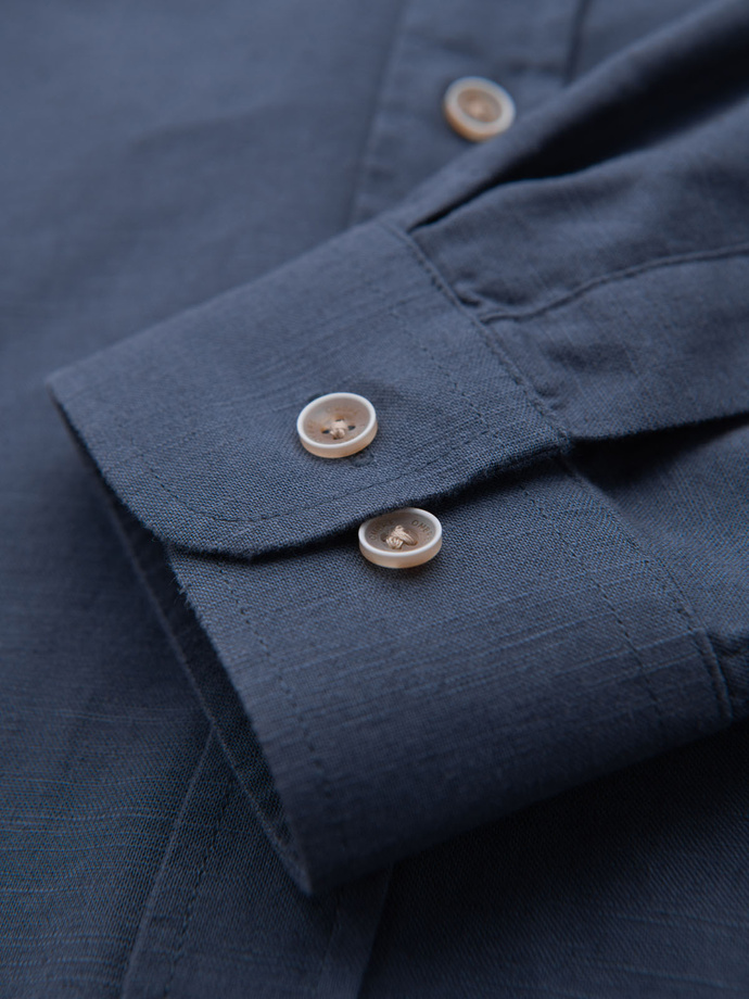 Blazer bărbătesc cu croială REGULAR cu in - crem V1 OM-BLZB-0128