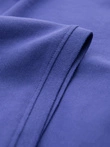 BASIC tricou polo pentru bărbați, tricou piqué monocolor - violet V12 OM-POBS-0100