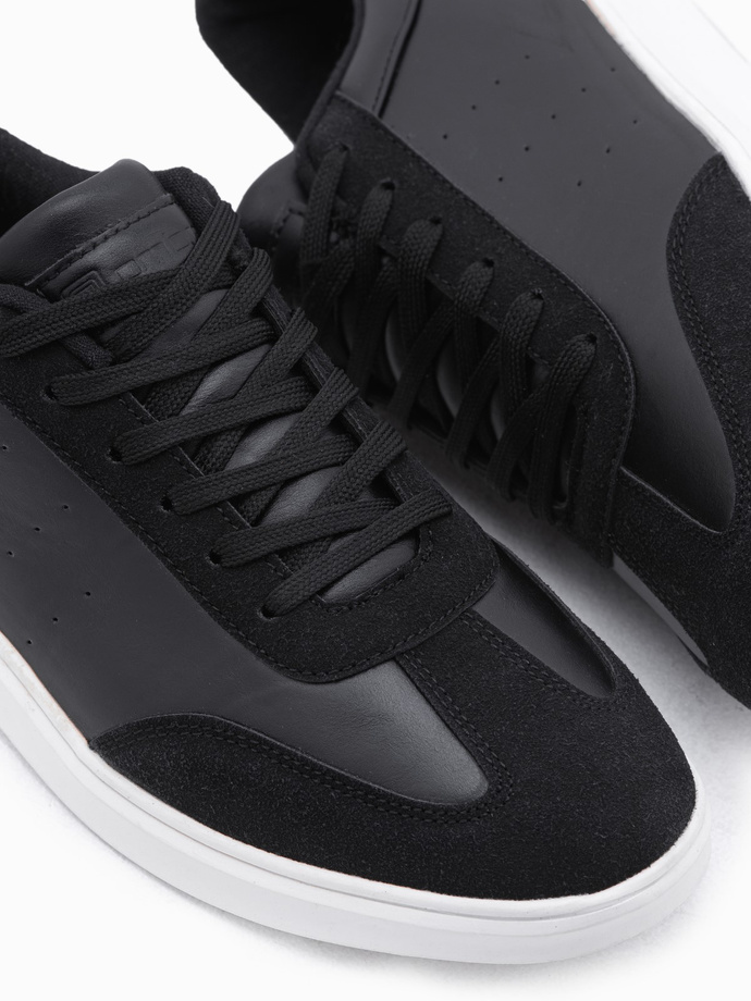 Adidași casual pentru bărbați OLDSCHOOL pantofi - negru V2 OM-FOCS-0104