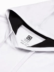 Men's hooded t-shirt - white V1 S1376