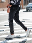 Pantaloni de jogger din denim pentru bărbați - negru P907