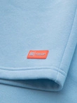 Unisex teplákové šortky s rebrovaným pásom - modré V8 OU-SRBC-0101