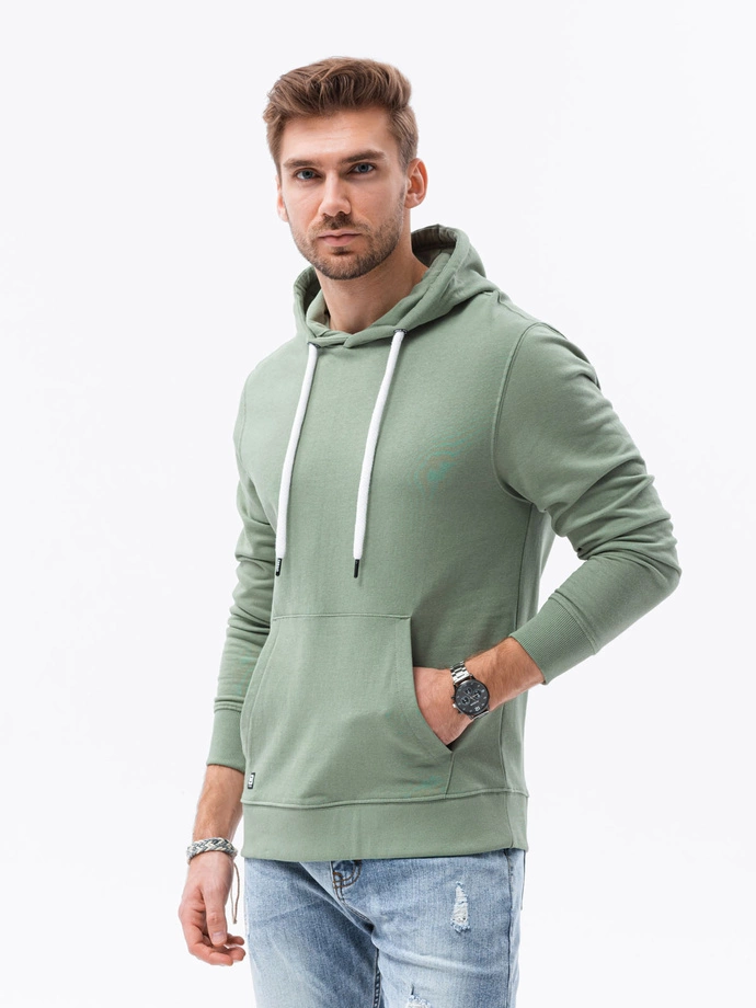 Men's hooded sweatshirt - green B1147