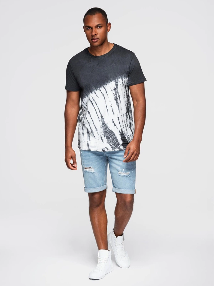 Men's Tie-Dye t-shirt - dark grey S1617