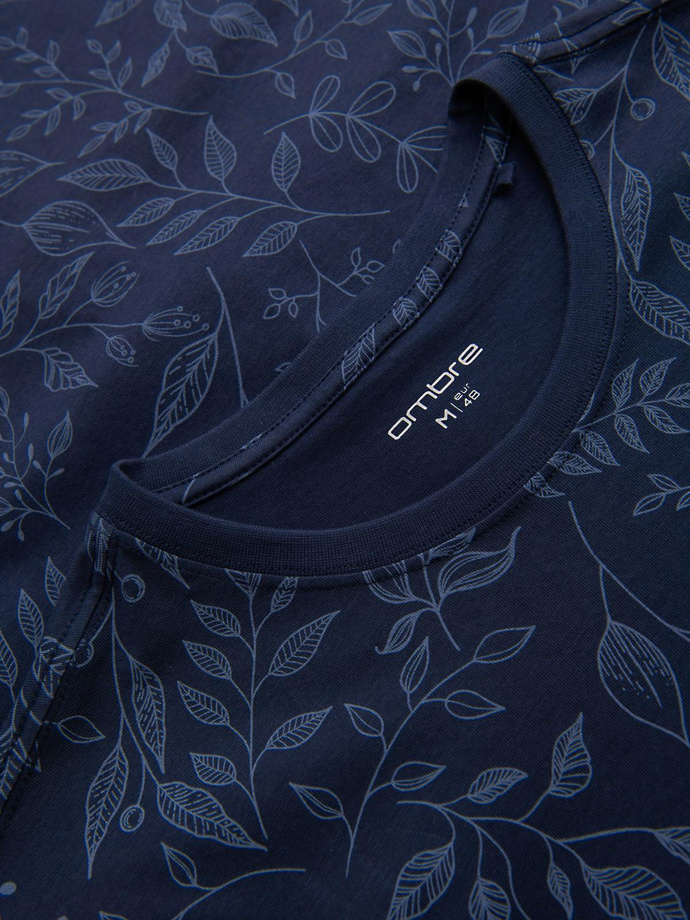 Pánske bavlnené tričko s dvojitou potlačou loga - biele V1 OM-TSPT-0211 