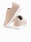 Pantofi bărbați monocromi stil streetwear - nisip V1 OM-FOTL-0183