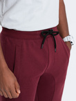 JOGERRY men's sweatpants - maroon V9 OM-PABS-0134