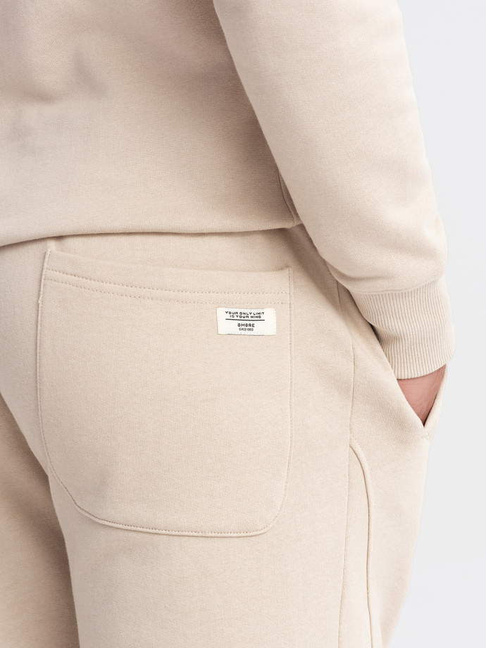 Men's sweatshirt set sweatshirt + jogger pants - ash V1 Z79