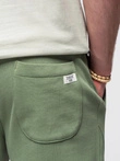 Pánské tepláky jogger - zelené V3 OM-PABS-0173