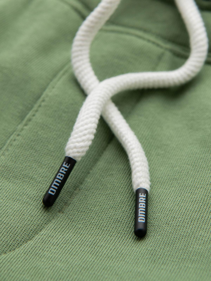 Pánské tepláky jogger - zelené V3 OM-PABS-0173