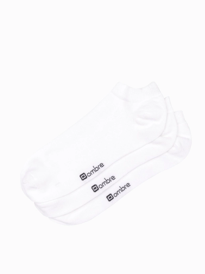 Men's foot socks 3-pack - white V4 OM-SOSS-0102