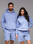 Unisex mikina s kapucňou a vreckami - levanduľová V9 OU-SNBC-0105