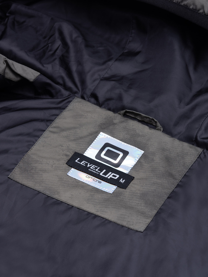 Men's winter jacket - khaki C529