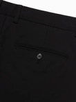Pánské elegantní chino kalhoty SLIM FIT - černé V4 OM-PACP-0191