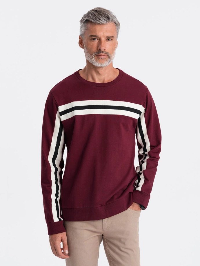 Men's sweatshirt - burgundy B1279