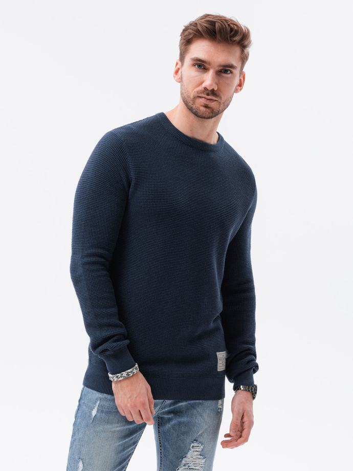 Men's sweater - dark blue E185