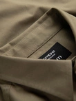 Cămașă bărbătească din bumbac cu buzunar REGULAR FIT - olive V2 OM-SHCS-0147