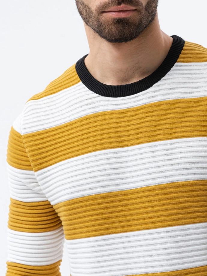 Men's sweater - mustard E189