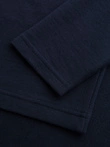 Mâneci lungi pentru bărbați cu guler polo - albastru marin V3 OM-POBL-0114