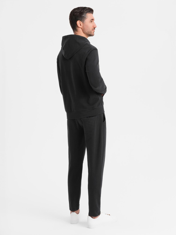Set hanorac bărbați hanorac + pantaloni de trening - negru V1 Z107