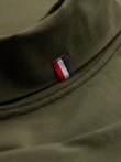 Men's plain turtleneck longsleeve - dark olive green V4 OM-LSCL-0130