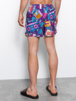 Men's swimming shorts - violet W318