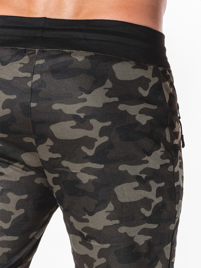 Men's sweatpants P697 - dark camo