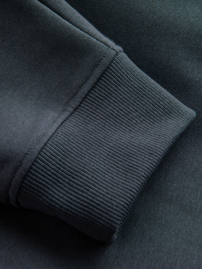 Pantaloni de trening din bumbac pentru bărbați BASIC - grafit V11 OM-PABS-0174