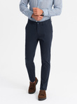 Vyriškos tamsiai mėlynos chino kelnės REGULAR FIT V4 OM-PACP-0183