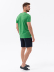BASIC men's cotton t-shirt - green V20 S1370