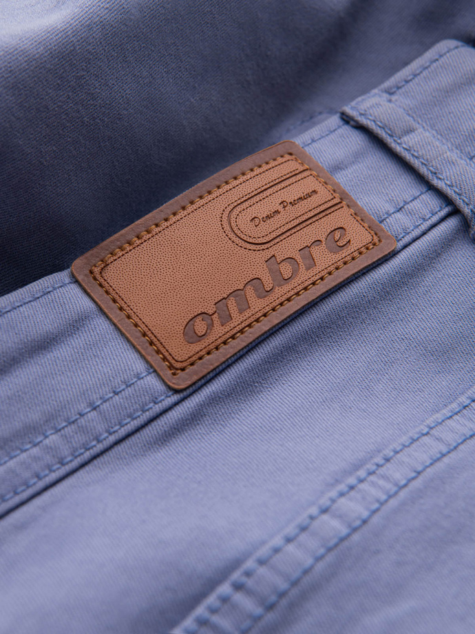 Pantaloni scurți pentru bărbați CHINO - albastru deschis V15 OM-SRDS-0103