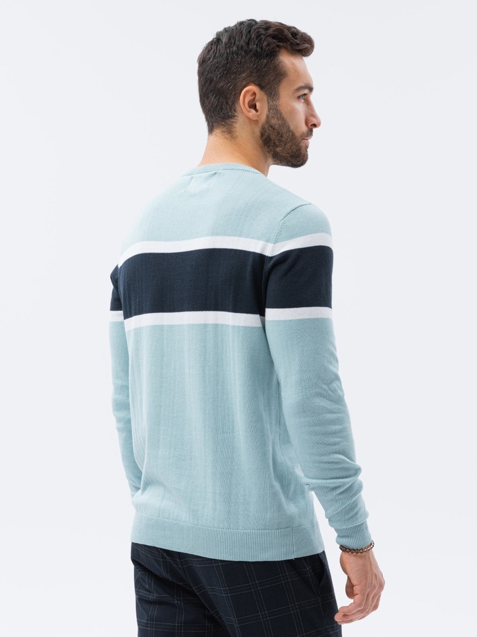 Men's sweater - light blue E190