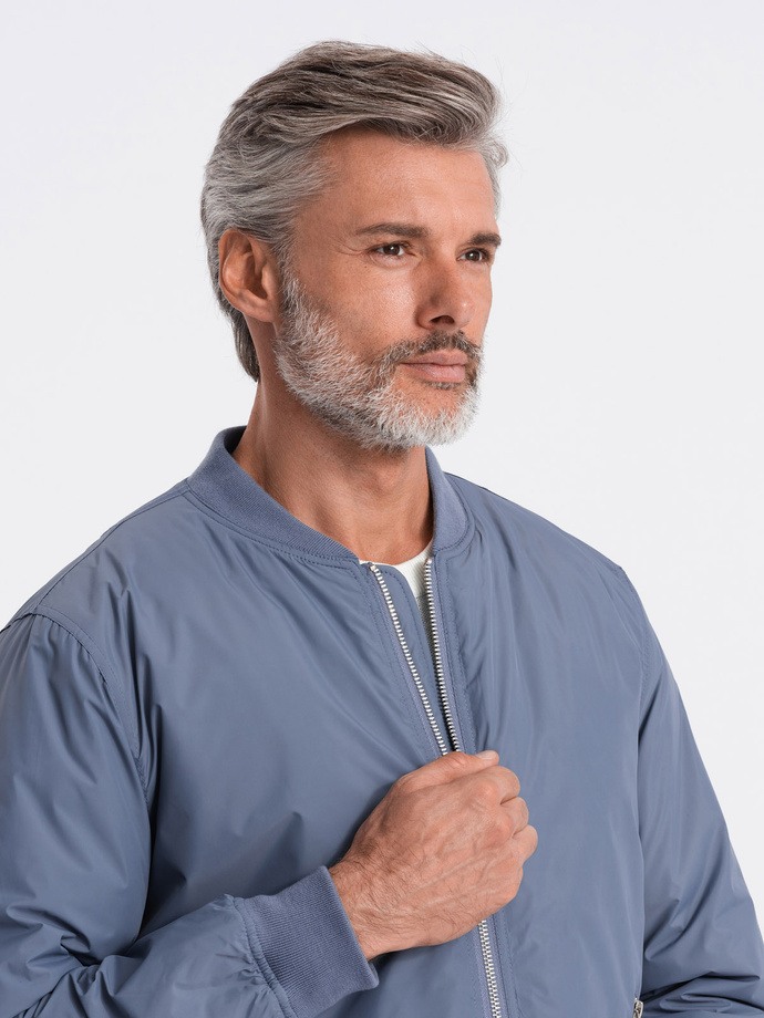 Men's bomber jacket - blue V16 C538