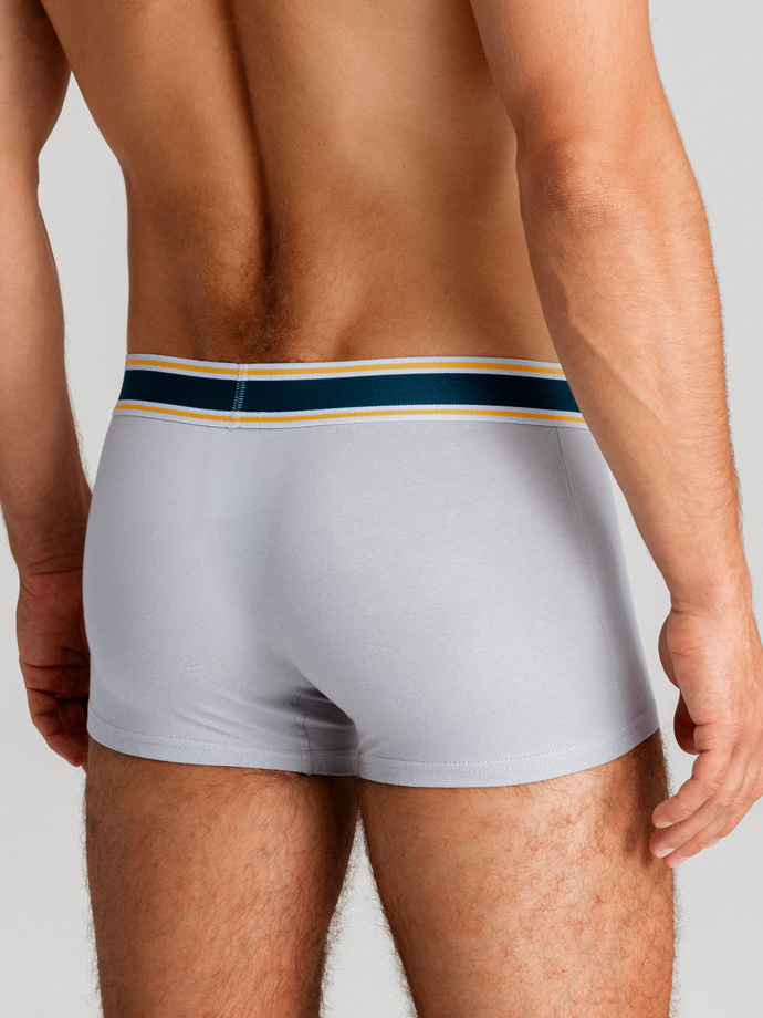 Klasické pánske boxerky s ozdobným elastickým pásom - 3 balenia OM-UNBO-0110