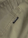 Men's JOGGERS pants with zippered cargo pockets - khaki V1 OM-PAJO-0123