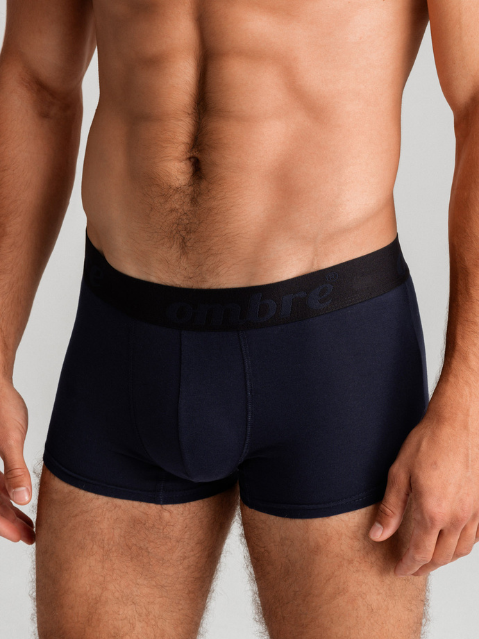 Pánské kontrastní bavlněné boxerky - 7pack mix V2 OM-UNBO-0100