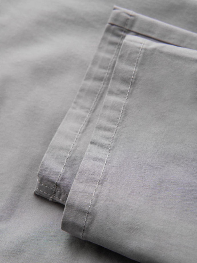 Pantaloni chino pentru bărbați cu talie decorativă - gri V6 OM-PACP-0118