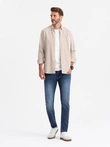Pánské džíny SLIM FIT na míru s elastanem - modré V1 OM-PADP-0214